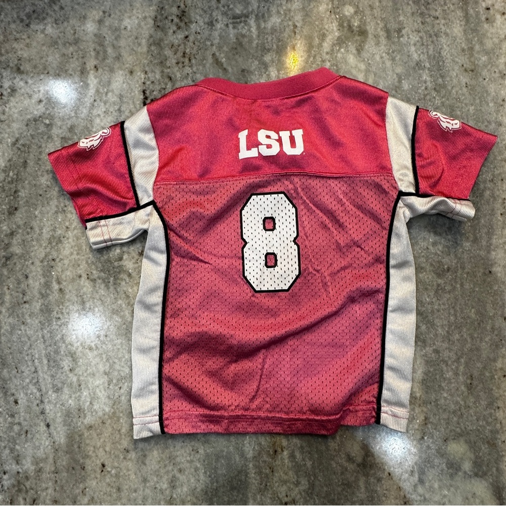LSU Tigers Jersey Toddler 2T Pink SEC College Football